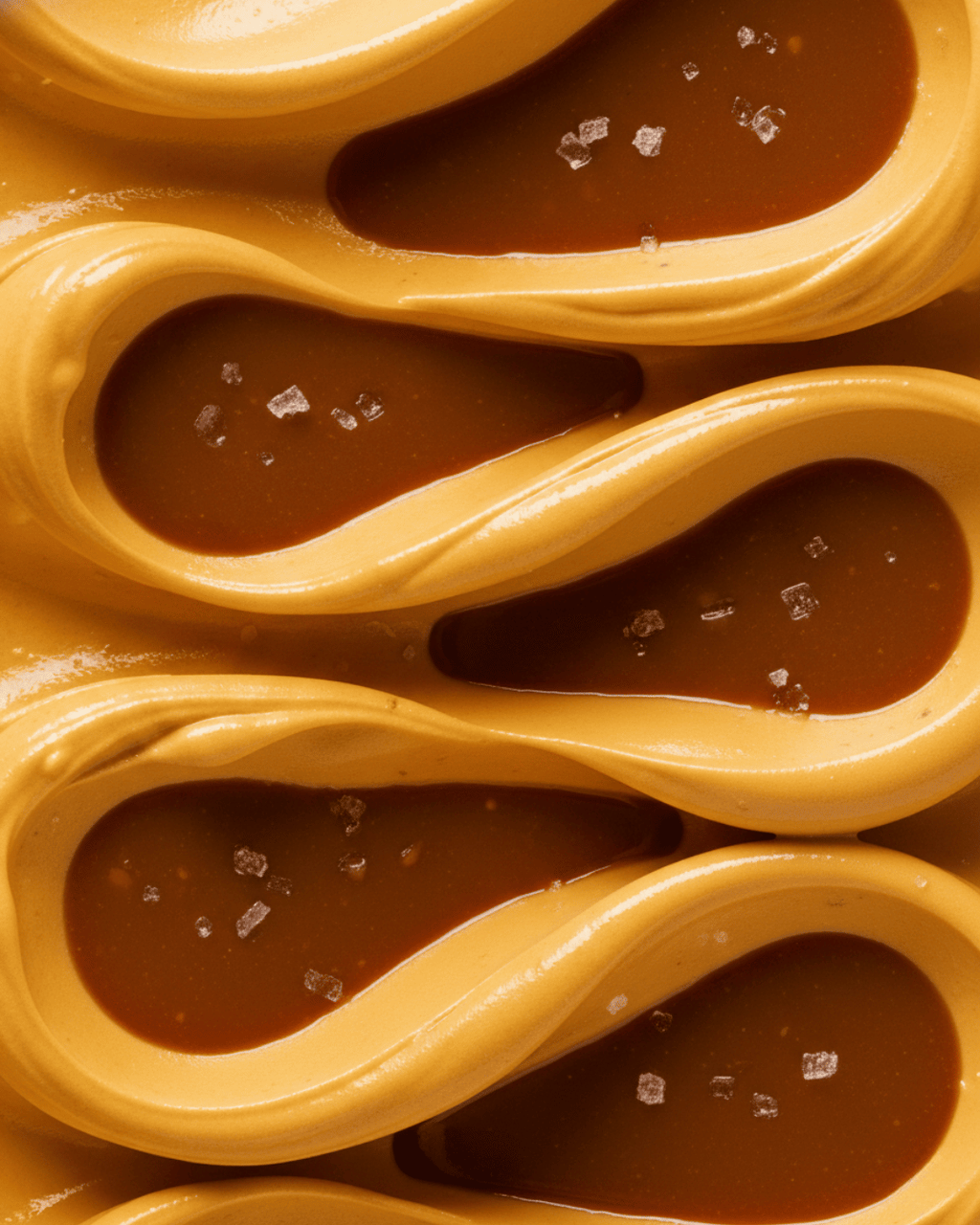 Salted Caramel Gelato with Molten Centre