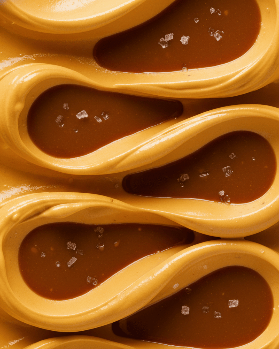 Salted Caramel Gelato with Molten Centre