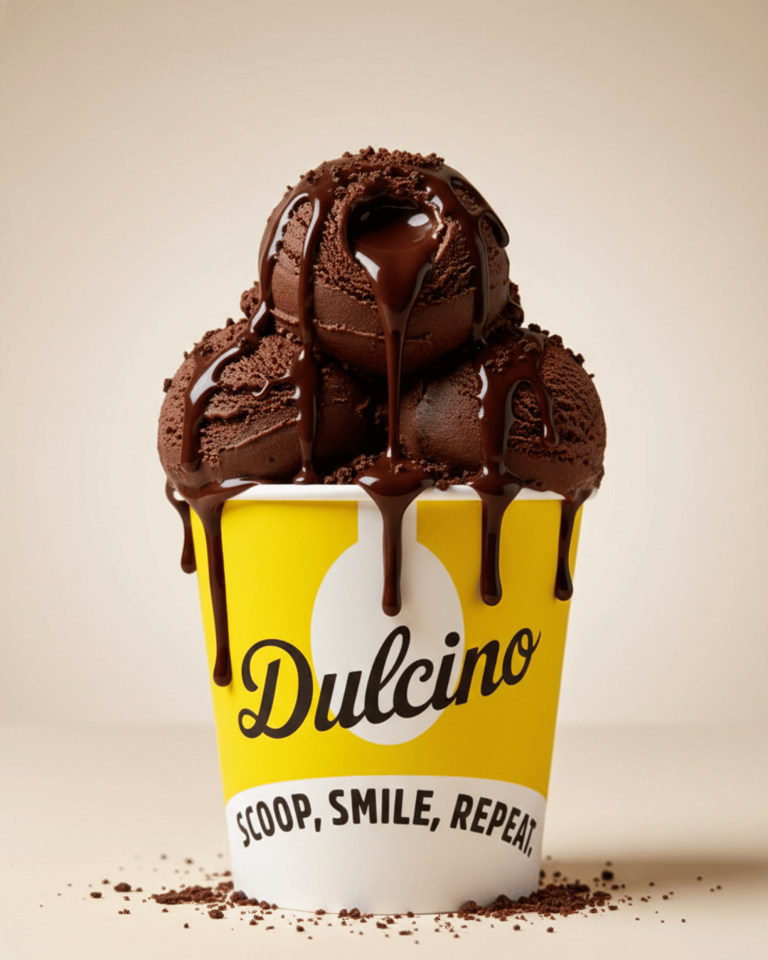 Chocolate Gelato with Molten Core